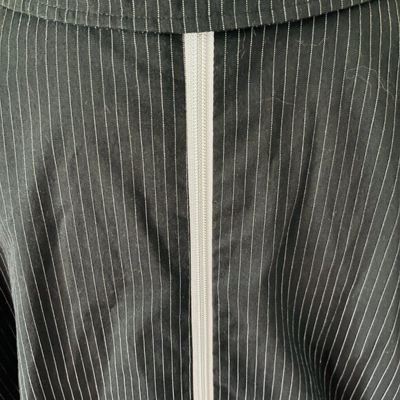 IC by Connie K Navy Blue Striped Tunic Blouse - Picture 4 of 5